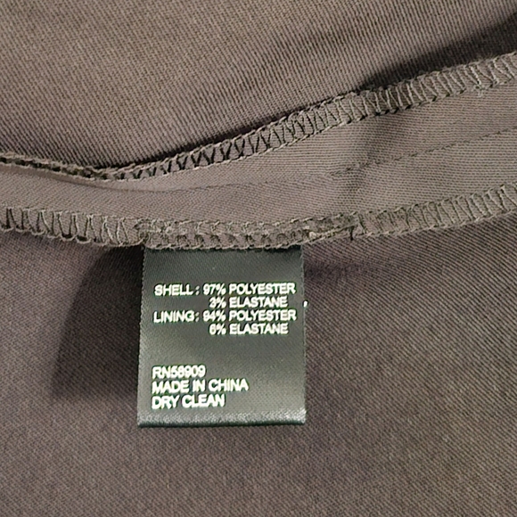 Antonio Melani Miranda Dark Chocolate Brown Long Sleeve Wide Leg Jumpsuit - Picture 8 of 8